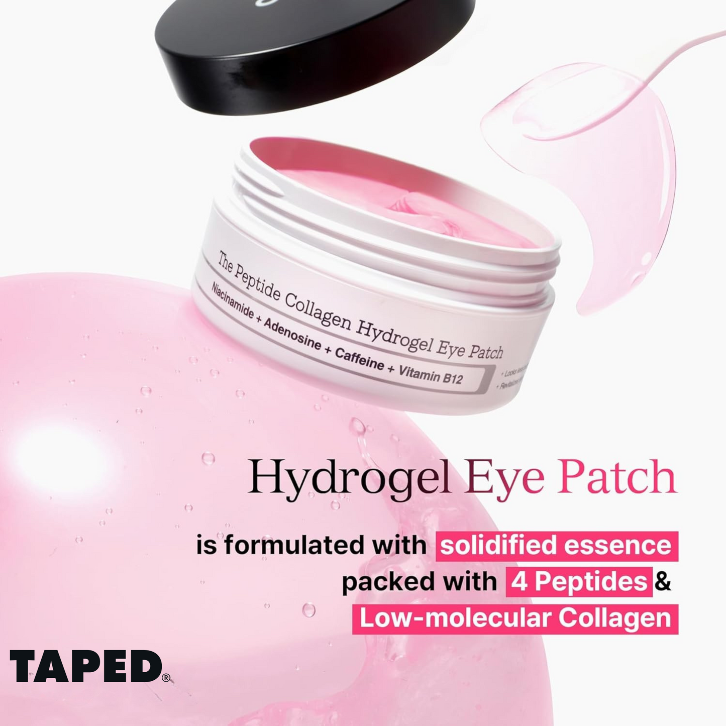 TAPED™ Peptide Collagen Hydrogel Eye Patch