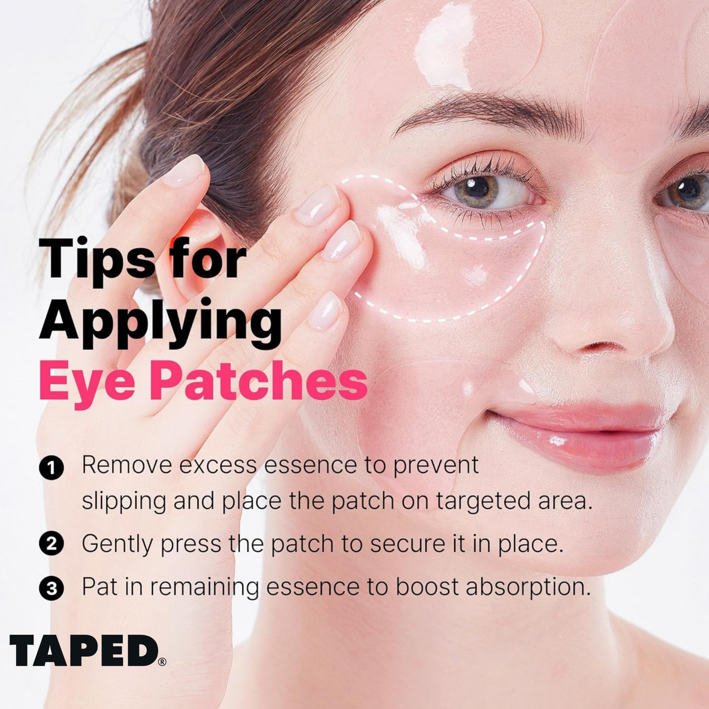 TAPED™ Peptide Collagen Hydrogel Eye Patch