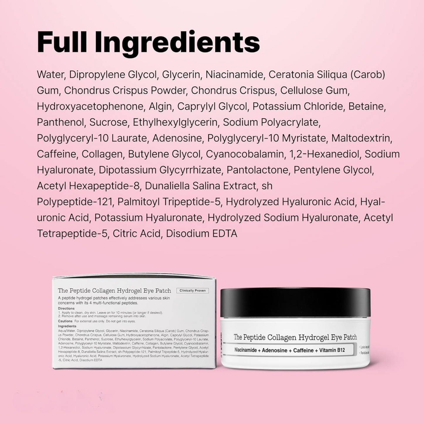 TAPED™ Peptide Collagen Hydrogel Eye Patch